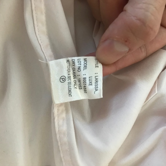 Theory Light Pink Stretchy Fitted Dress Shirt - Picture 7 of 7